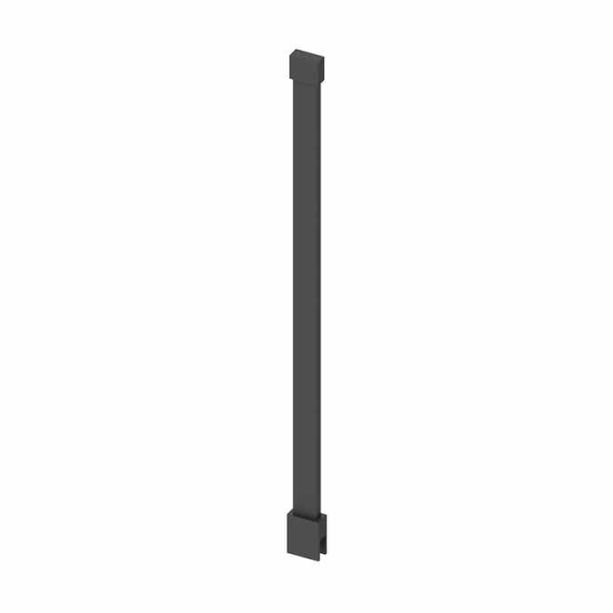 Abacus Wetroom Glass Designer Ceiling Support Arm 600mm Matt Black