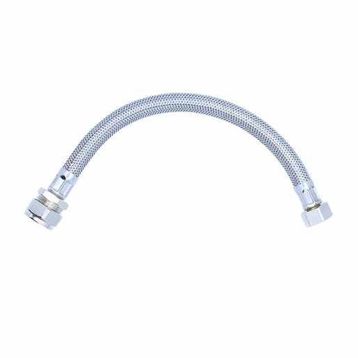 3/8" x 15mm - 300mm - Braided Flexi Hose - Viva Sanitary