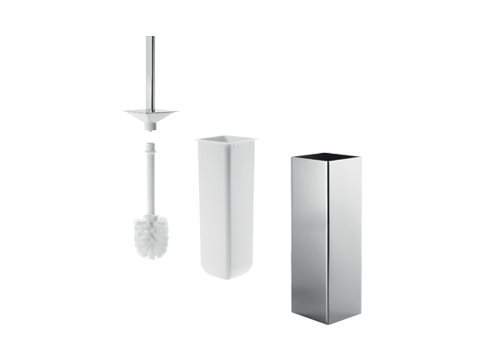 Inda Logic Mai Way Toilet Brush And Holder in Chrome AV114A