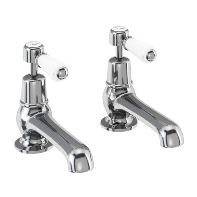 Burlington Kensington 5" Long Nose Traditional Basin Taps