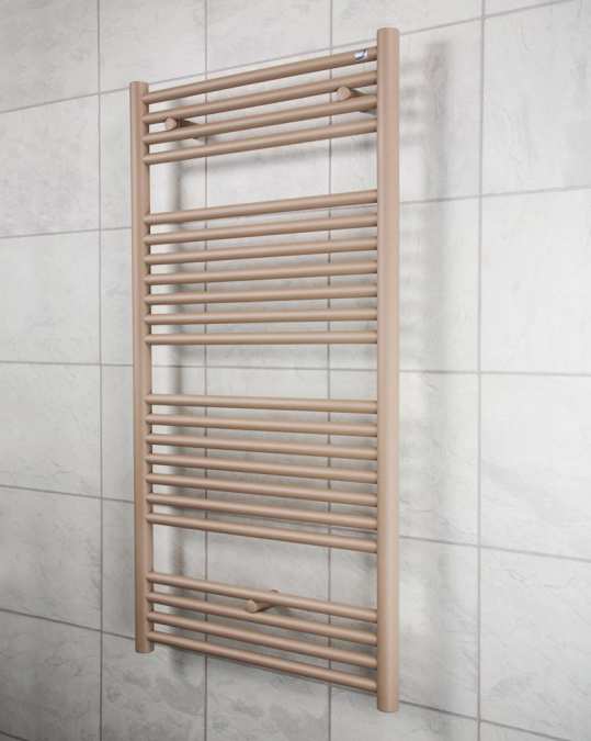 Zehnder Klaro 1148 x 600 Towel Radiator - Quartz Beige