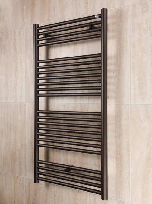 Zehnder Klaro 1466 x 500 Towel Radiator - Quartz Brown