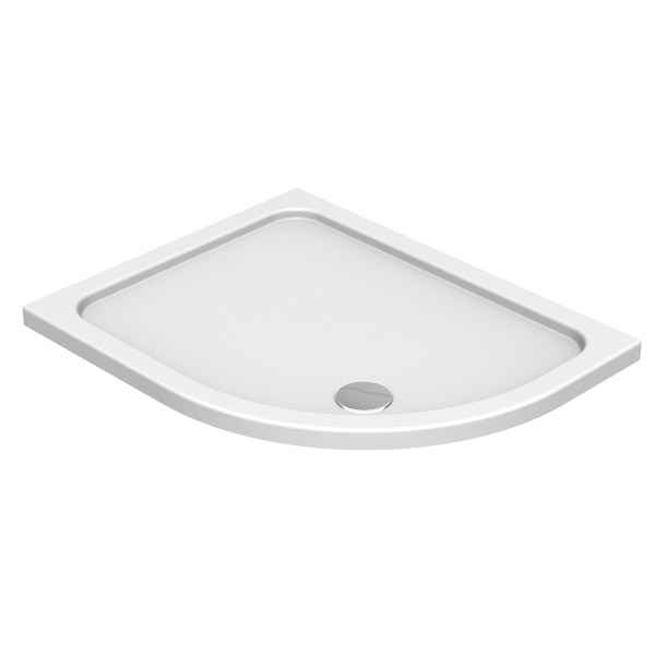 Kudos Kstone 1200 x 800mm Left Hand Offset Quadrant Shower Tray