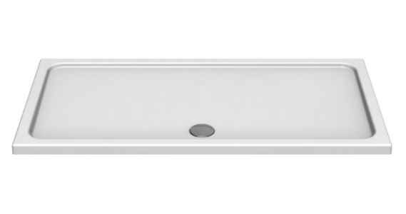 Kudos Kstone 1600 x 800mm Rectangular Anti-Slip Shower Tray - Central Waste