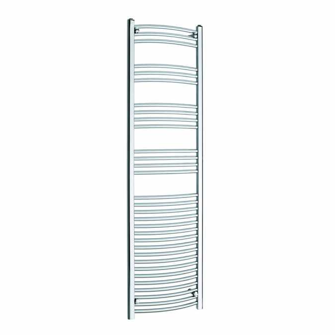 Kartell 500 x 1800 Curved Chrome Towel Radiator - CTR518C