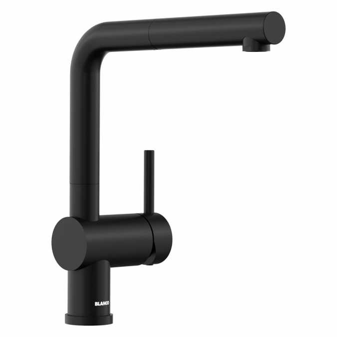 Blanco Linus S Matt Black Kitchen Tap -  525807