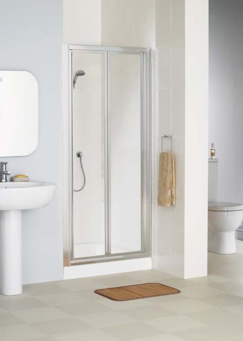 900mm Framed bifold Shower Door,  Lakes Classic Collection