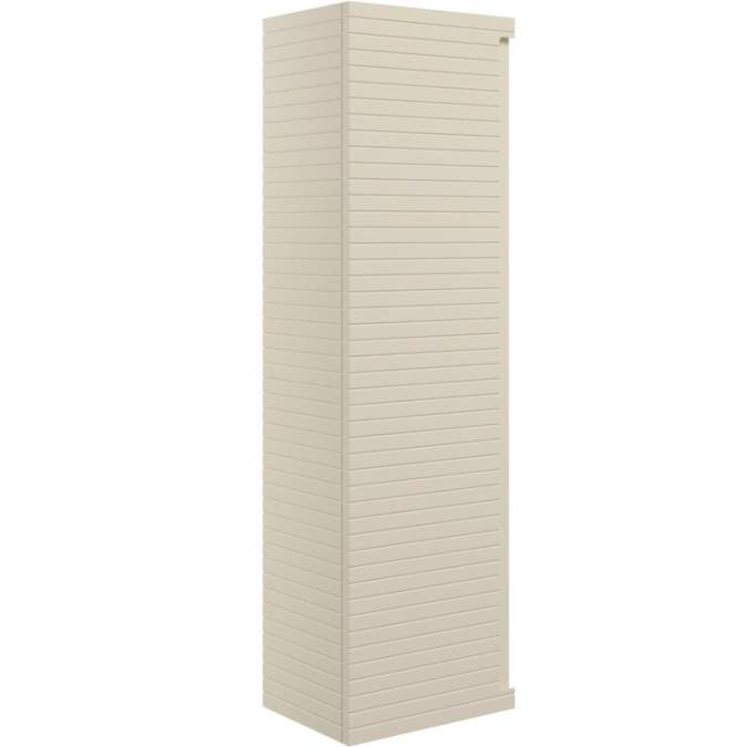 Latt 350mm Wall Hung 1 Door Tall Unit - Matt Cotton