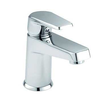 Linton Bathroom Basin Monobloc Mixer Tap & Sprung Waste - HighLife Bathrooms