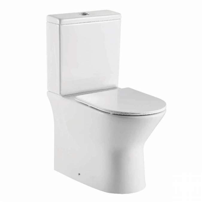 Kate Rimless Closed Back Toilet & Softclose Seat - Signature