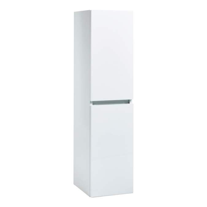 Muro 1200 Tall Boy Unit in White - Scudo Bathrooms