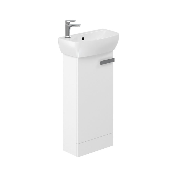 MyHome Cloakroom Basin and White Floorstanding Unit by Britton Bathrooms