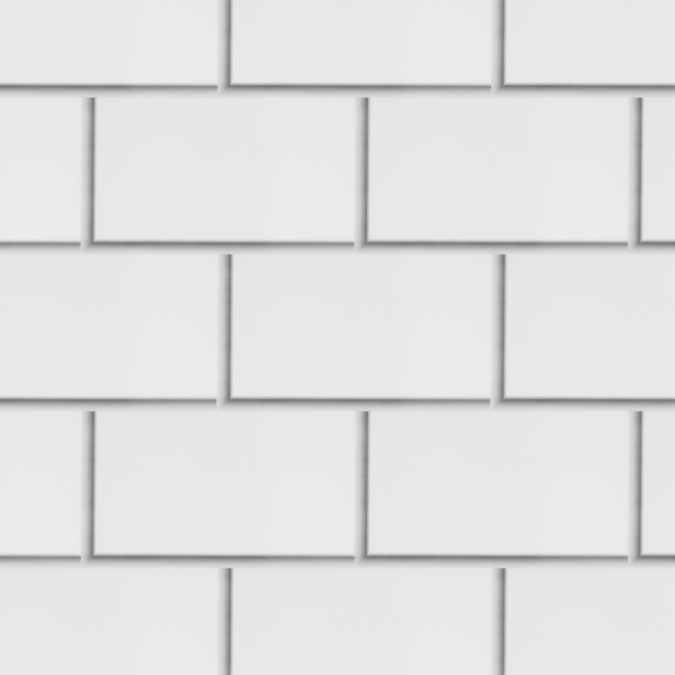 ProPlas Tile 250 - White Metro Tile PVC Tile Effect Panels - 4 pack - PRT7