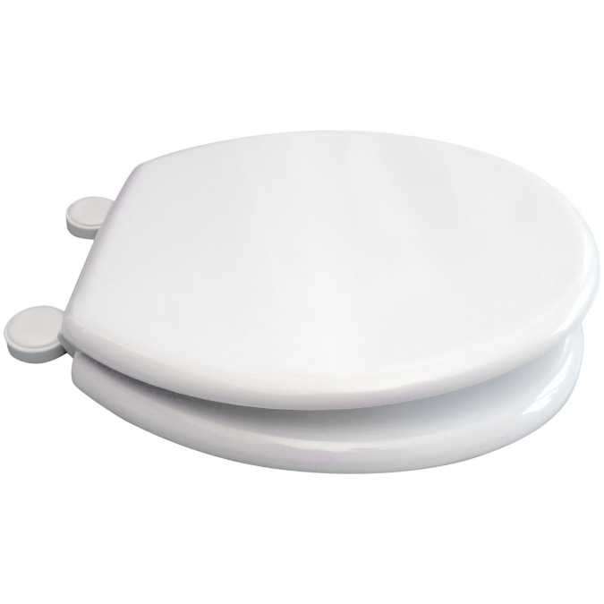 Moulded Value Toilet Seat in White - 82010 - Euroshowers