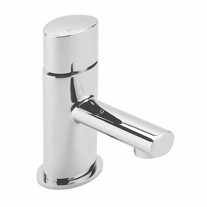 Sagittarius Oveta Monobloc Basin Mixer Tap with Sprung Waste