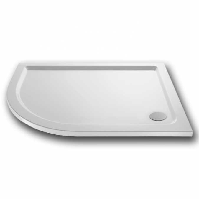 Nuie 1200 x 900 Offset Quadrant Shower Tray LH - FREE Waste