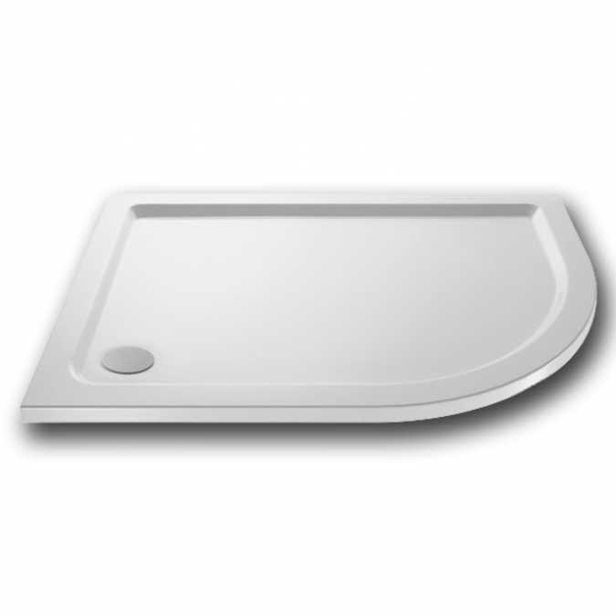 Nuie 1200 x 900 Offset Quadrant Shower Tray RH - FREE Waste