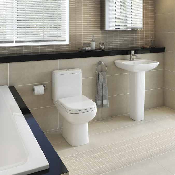 Origin 62 Toilet with Soft Close Seat, Frontline Bathrooms