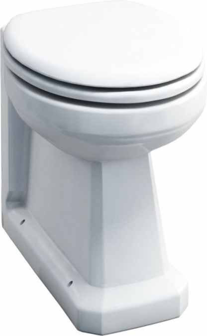 Burlington Rimless Traditional Back To Wall Toilet - P21