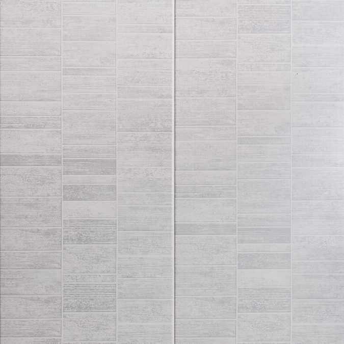 ProPlas Tile 400 - Smoked Grey Small Tile - Satin - uPVC Tile Effect Panels - 5 pack