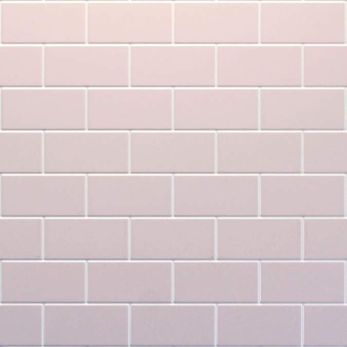 Pastel Pink Metro Reflect Tile Wall Panels