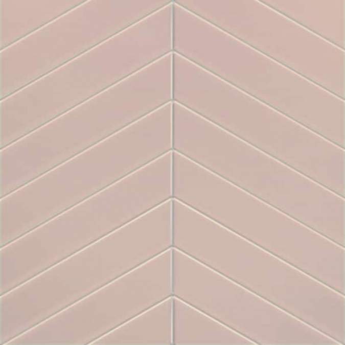 Pastel Pink Chevron Reflect Tile Wall Panels