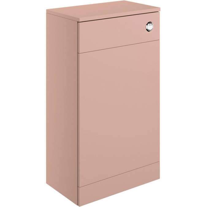 Shetland 500mm WC Unit - Matt Antique Rose