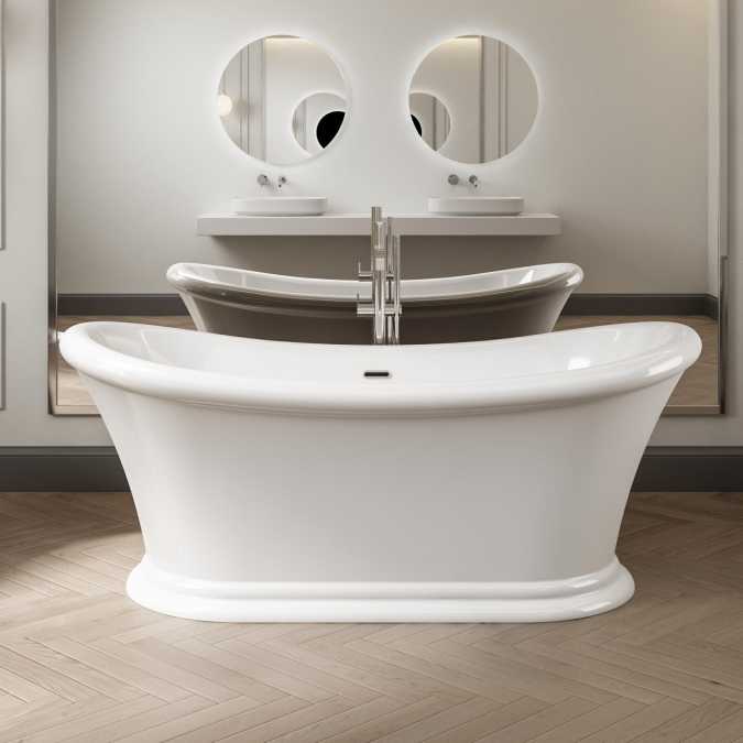 Charlotte Edwards Purley 1700x740mm Traditional Freestanding Bath