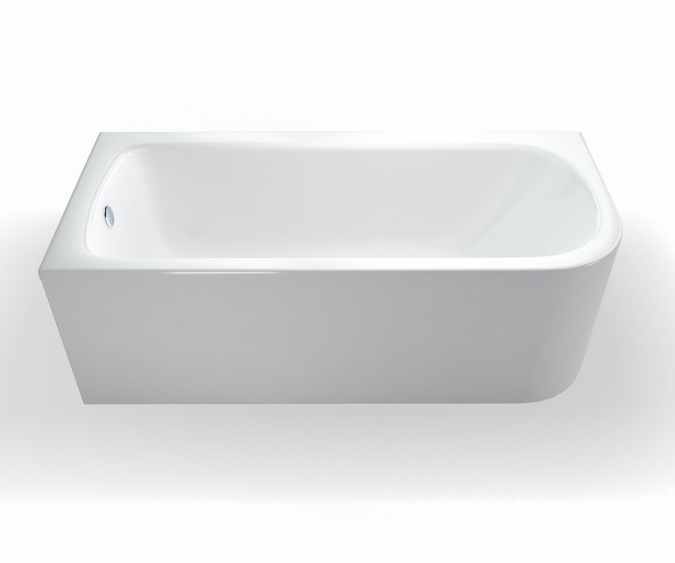 ClearGreen Viride 1700 x 750mm Offset Reinforced Single Ended Bath