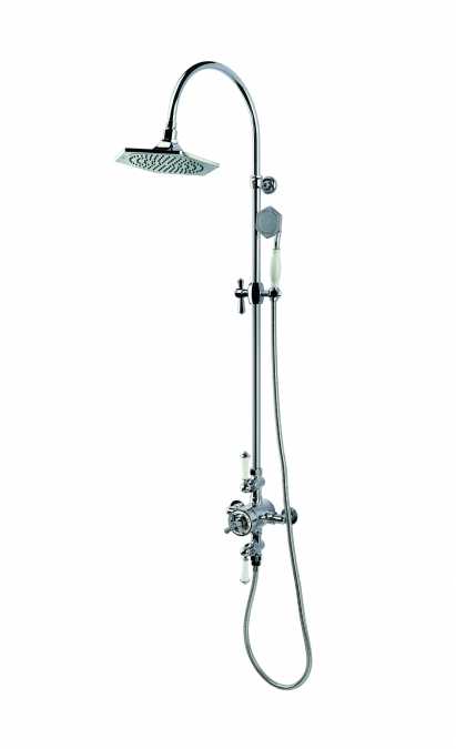 Washington Exposed Thermostatic Shower Column with Fixed Head - RAK Ceramics