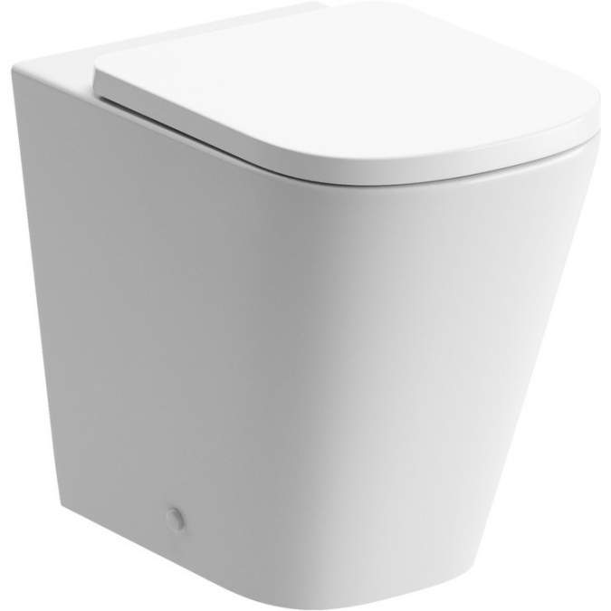 Ankam Rimless Comfort Height Back To Wall Toilet & Soft Close Seat