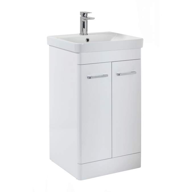 Rossini 500 Vanity Unit in Gloss White- Scudo