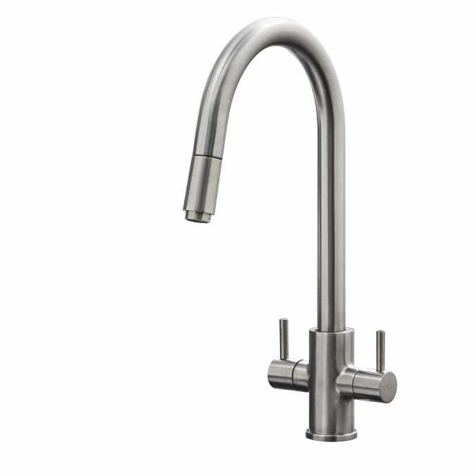 Shannon Pull Out Kitchen Tap - Brushed Nickel - Signature