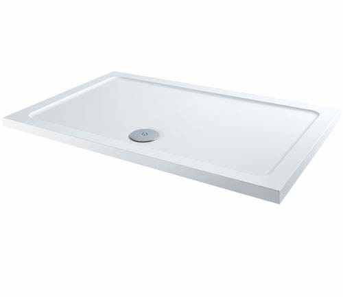 MX Elements 1200 x 800 Rectangular Stone Resin Low Profile Shower Tray