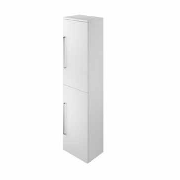 The White Space 1400mm Tall Wall Hung Unit - White