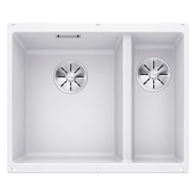 Blanco Subline 340/160 U Kitchen Sink Left Hand - White