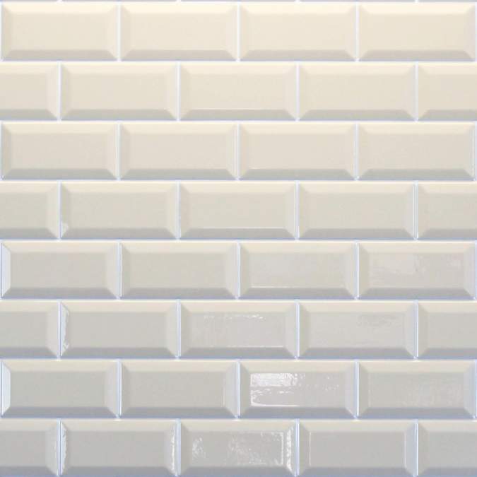 Sand Metro Bevelled Reflect Tile Wall Panels