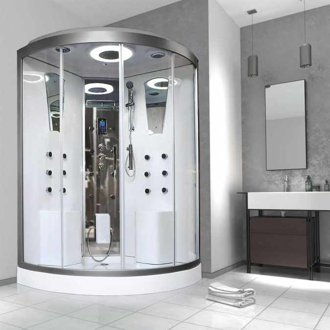 Vidalux Selsey Twin Steam Shower Pod - 1300 x 1300 x 2200