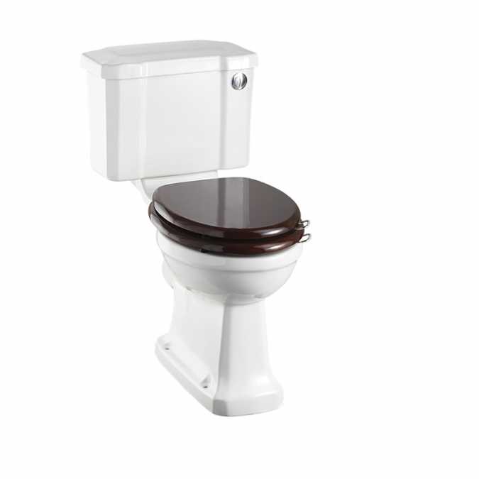 Burlington Regal Close Coupled WC & Slimline Chrome Push Button Cistern P12 C4