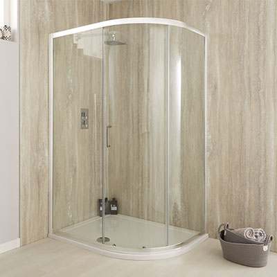 Sommer6 1200 x 800 Single Door Offset Quadrant Shower Enclosure