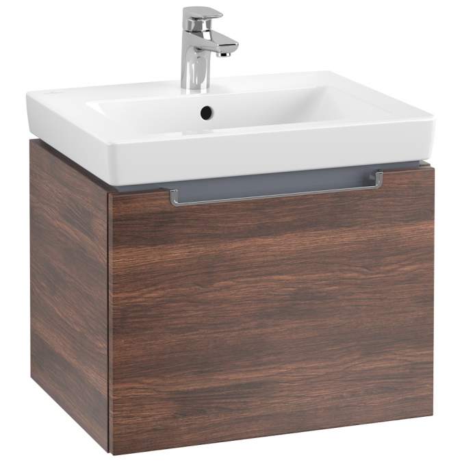 Villeroy & Boch Subway 2.0 537mm Bathroom Vanity Unit 1 Drawer Arizona Oak