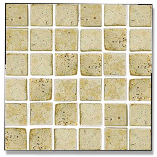 Abacus Travertine Marble Mosaic Single Colour 4.9cm 30 x 30cm