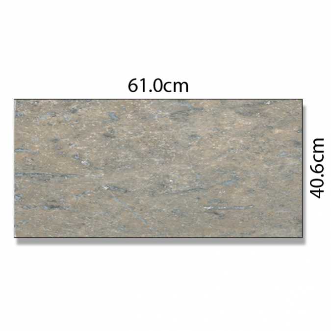 Abacus Silver Travertine Marble Tile - 61 x 40.6cm