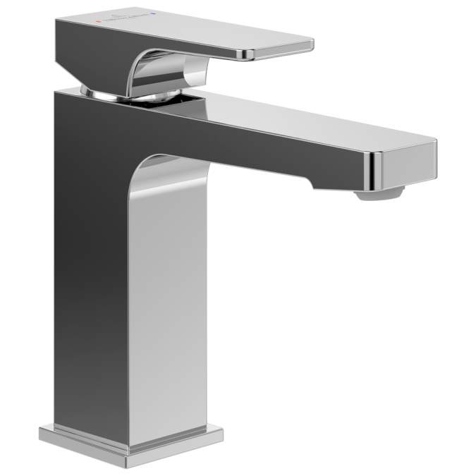 Villeroy & Boch Architectura Square Single Lever Basin Mixer Chrome