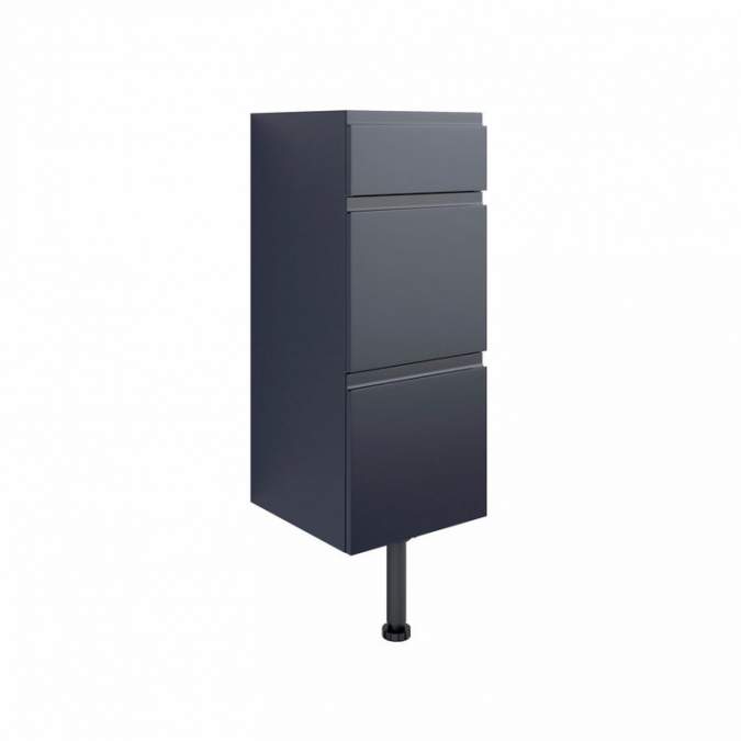 Venetian 300mm 3 Drawer Unit - Matt Indigo Blue