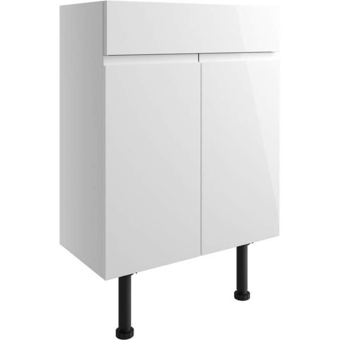 Venetian 500mm Basin Unit - White Gloss