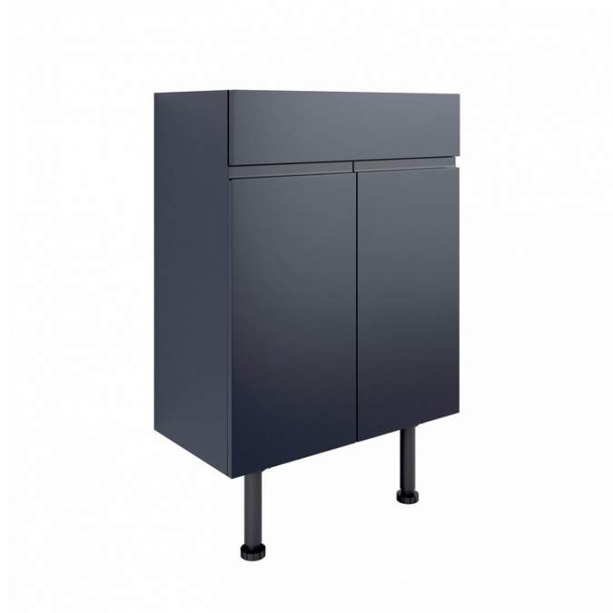 Venetian 600mm Basin Unit - Matt Indigo Blue