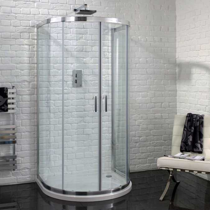 Aquadart Venturi 6 U Shaped Quadrant Shower Enclosure 915 x 1040mm