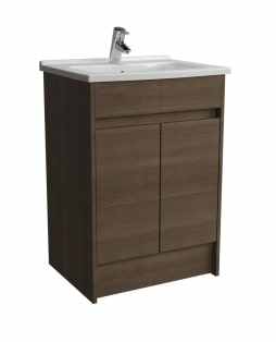 VitrA S50 600mm Floor Standing Vanity Unit & Basin - Oak