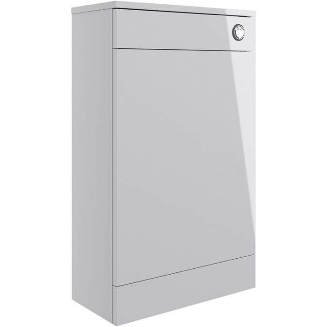 Vouille 500mm Floor Standing WC Unit - Grey Gloss